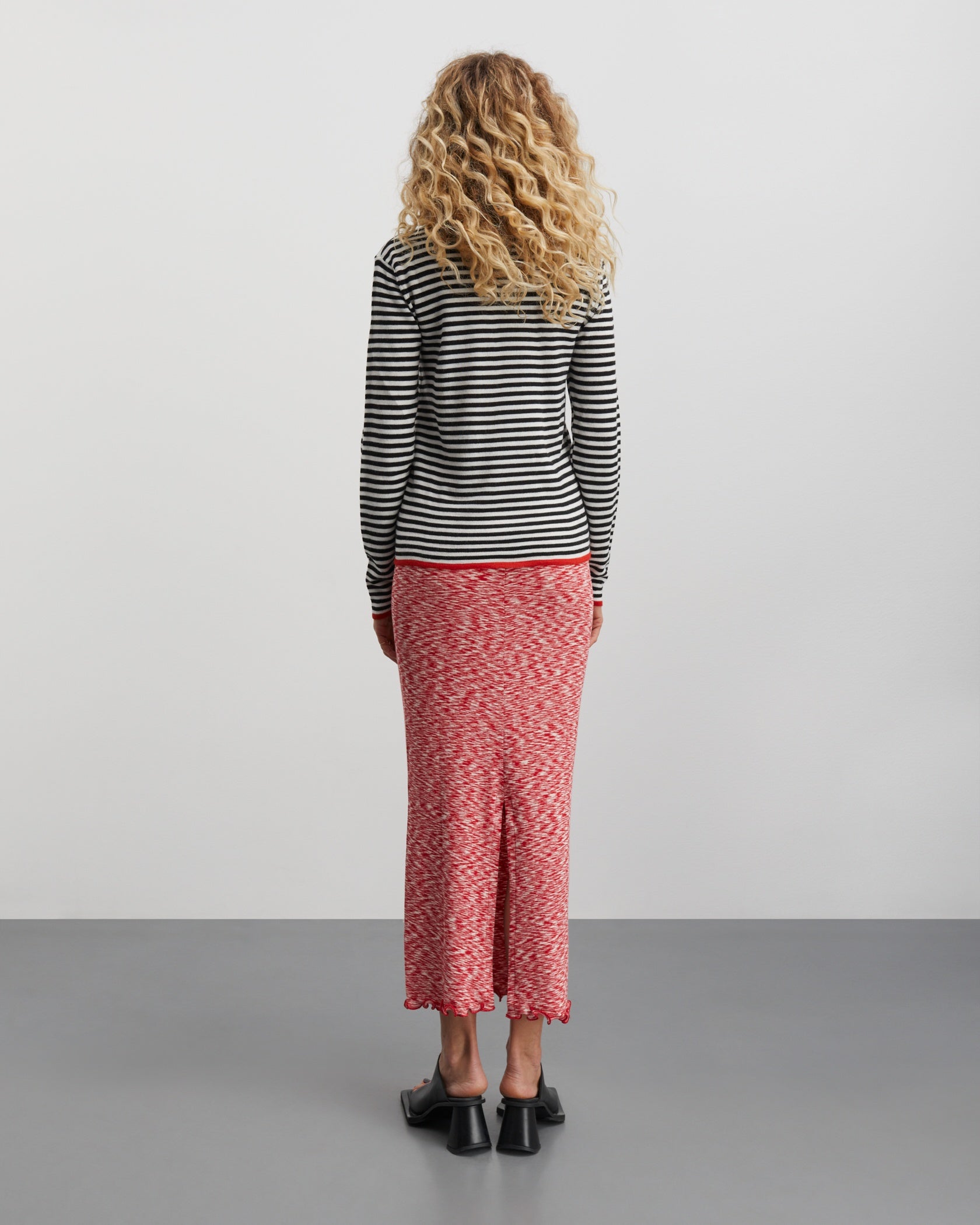 2X2 Cotton Space Maxine nederdel - Multi Red